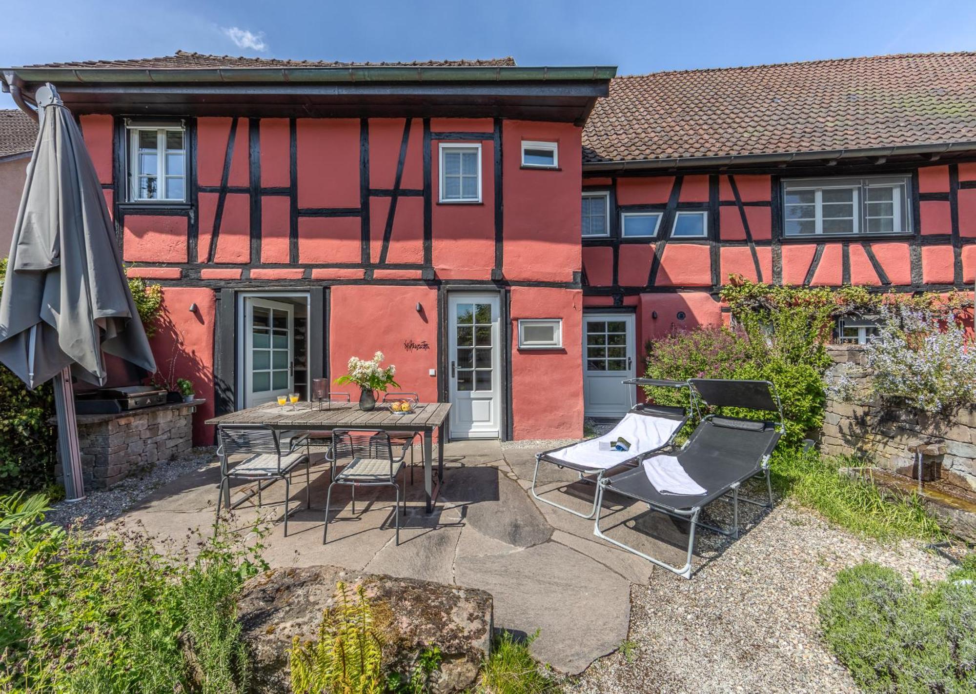 Ferienhaus Oberstaader Fewo Maisonette Ohningen Extérieur photo
